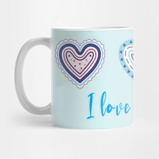 I Love My Aunt Modern Boho Style Mug